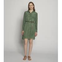 Belted Cupro Dress TCN