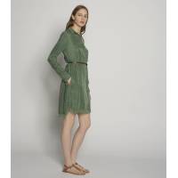 Belted Cupro Dress TCN