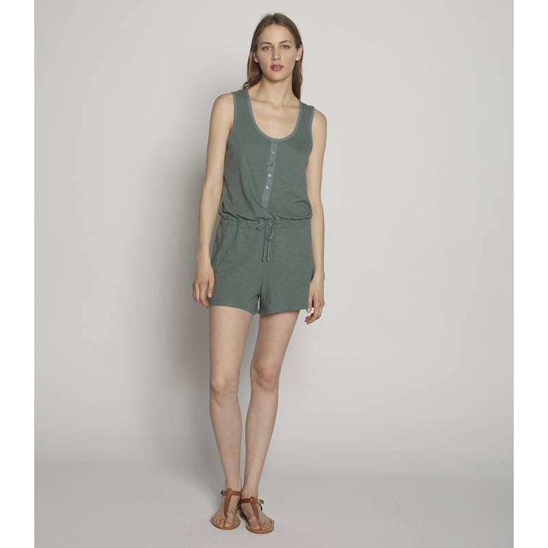 Slub Knit Short Jumpsuit TCN