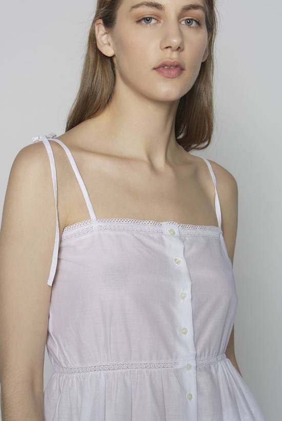 Embroidered White Top