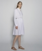 Embroidered White Shirt Dress TCN