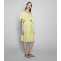 Embroidered Belted Dress TCN