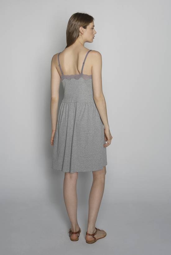 Grey Lace Dress