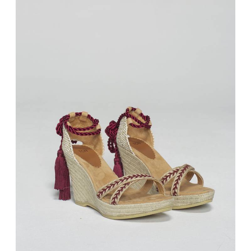 Wedge-heeled sandals