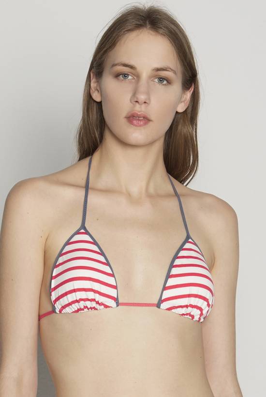 Navy Suplex Padded Triangle Bikini Top