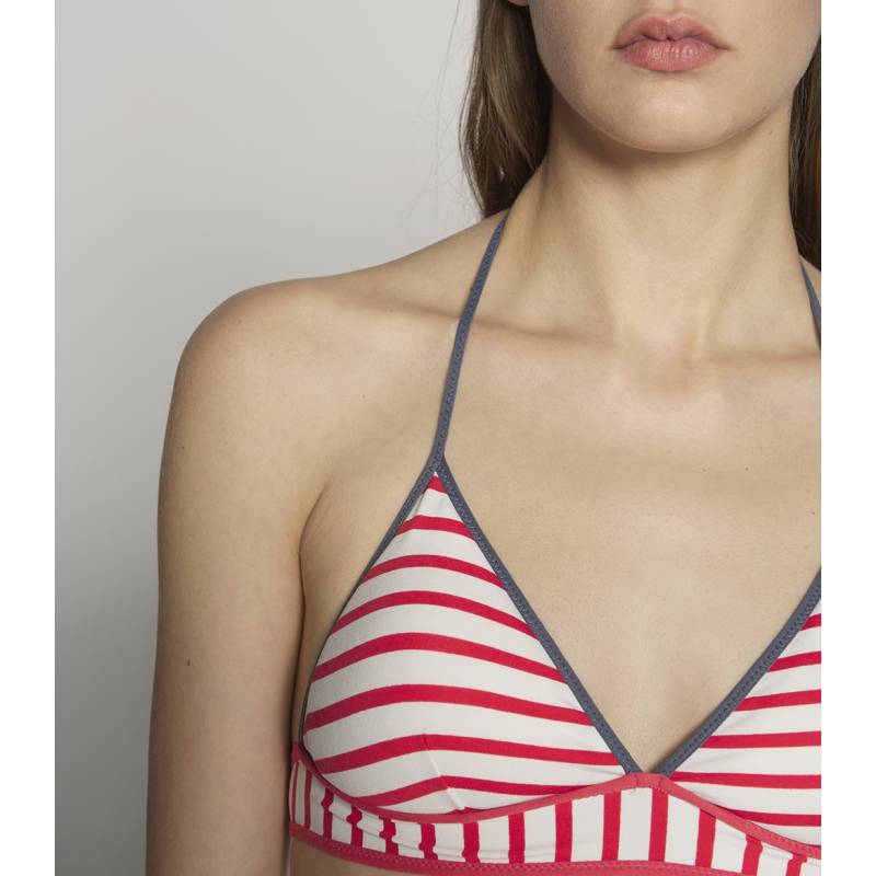 Navy Suplex Bikini Top