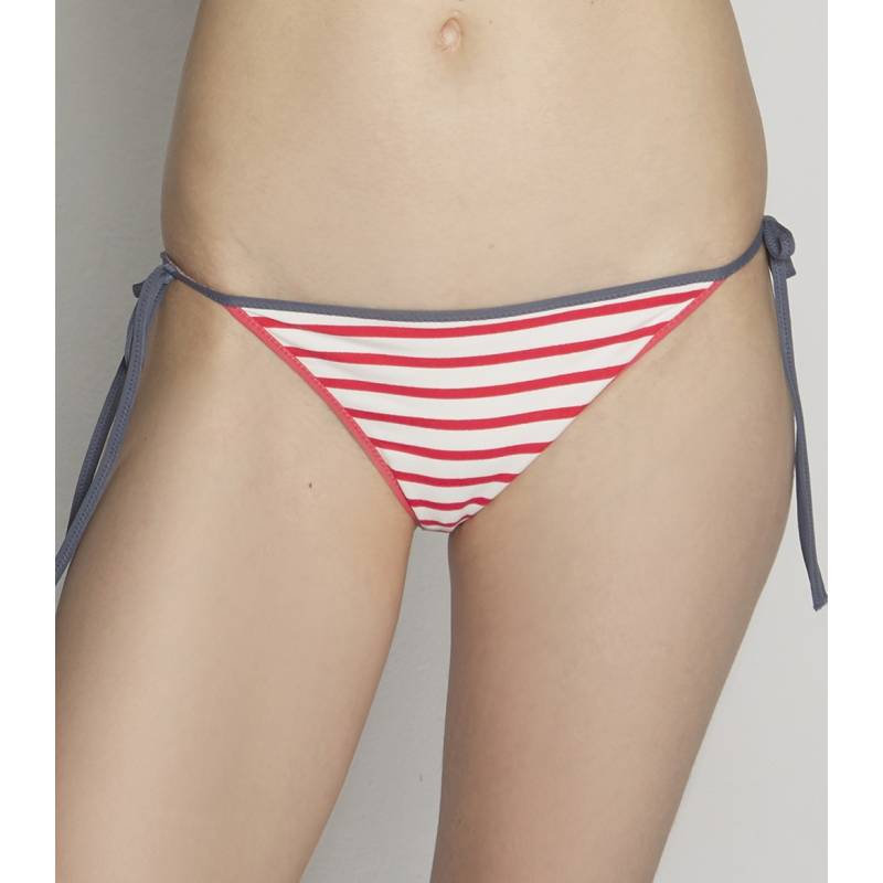 Navy Suplex Tie Bikini Bottoms