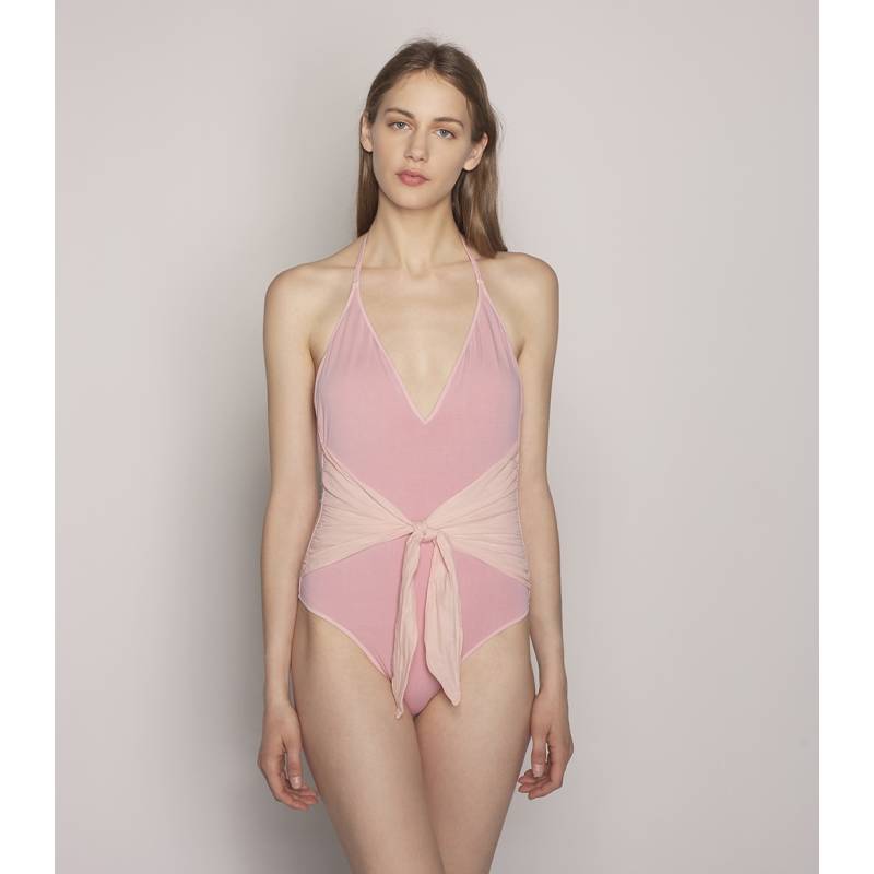 Voile Algy Plunging Swimsuit