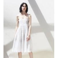 Embroidered Strap Dress TCN