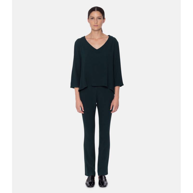 Stretch viscose trousers