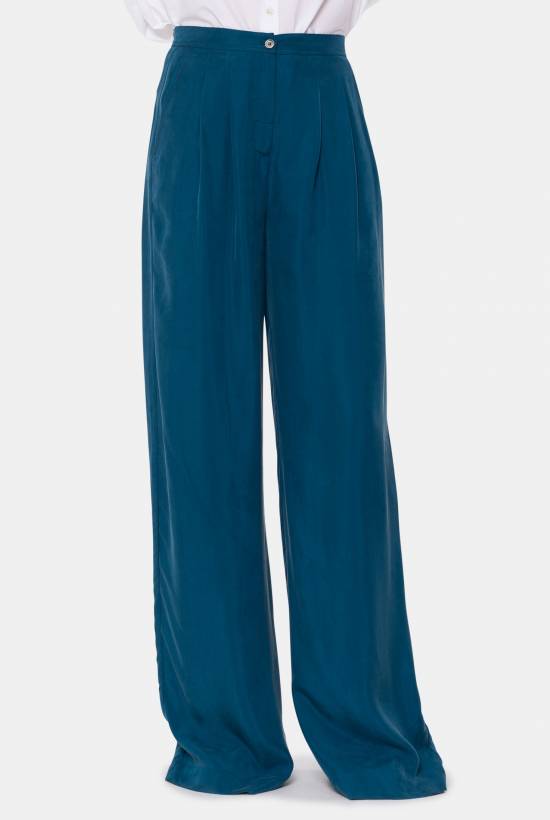 Cupro trousers