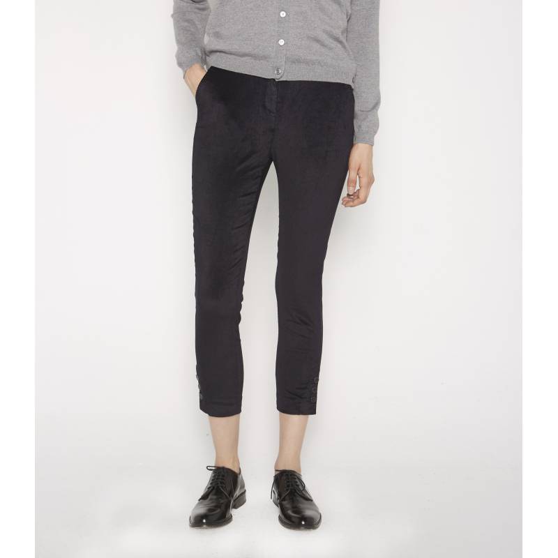 Skinny velvet trousers
