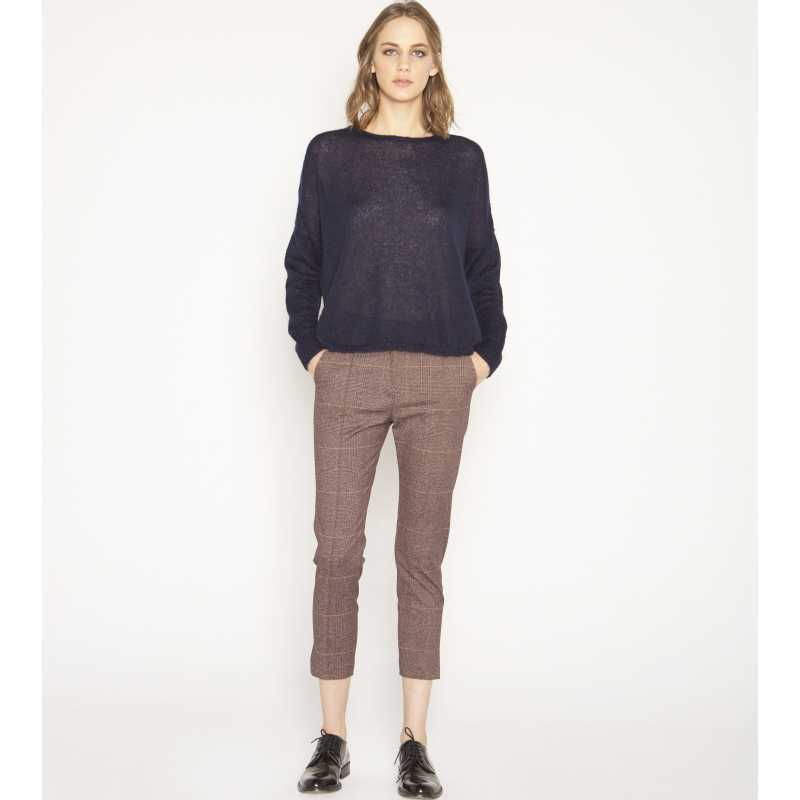 Skinny red Wales trousers