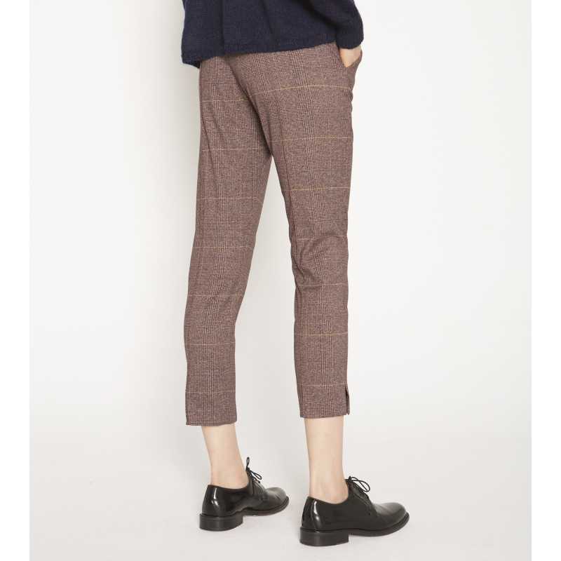 Skinny red Wales trousers