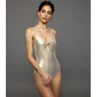 Gold Triangle One Piece Swimsuit TCN