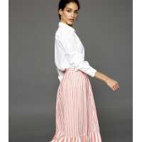 Capri Striped Long Skirt TCN