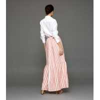 Capri Striped Long Skirt TCN