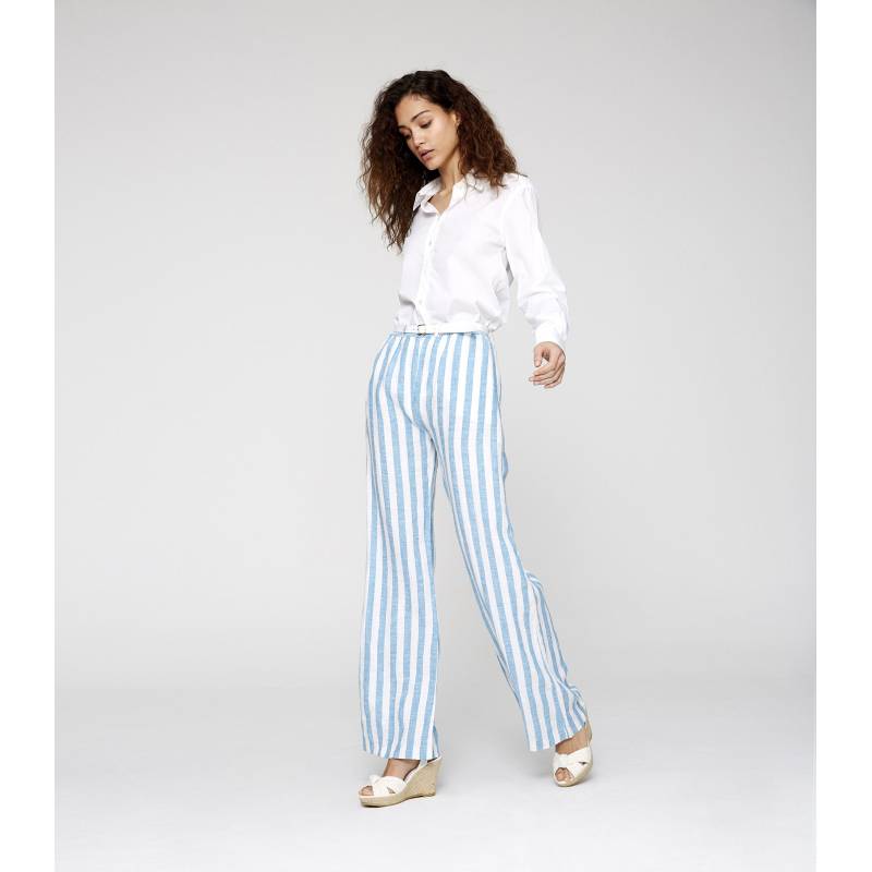 Capri Striped Trousers