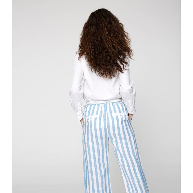 Capri Striped Trousers