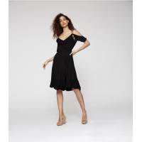 Crepe Viscose Strapped Dress TCN