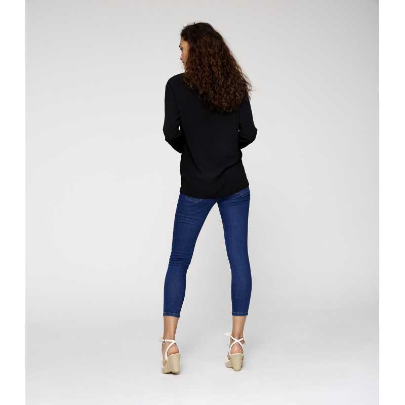 Knit Flamé 3/4 Sleeved T-Shirt