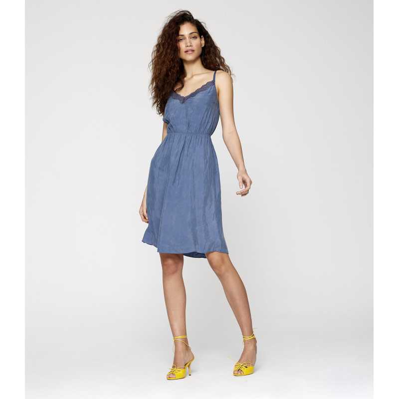 Cupro Strapped Dress