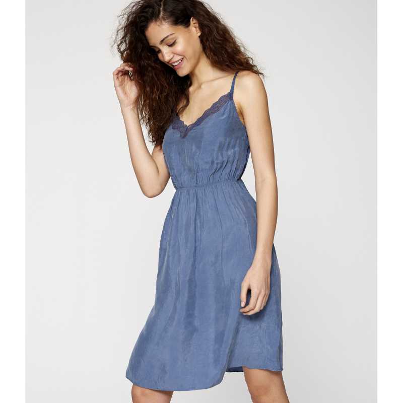 Cupro Strapped Dress