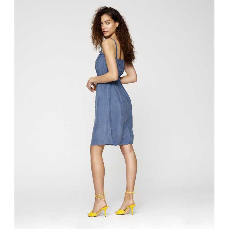 Cupro Strapped Dress