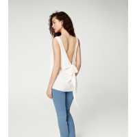 Silk Sleeveless Top TCN