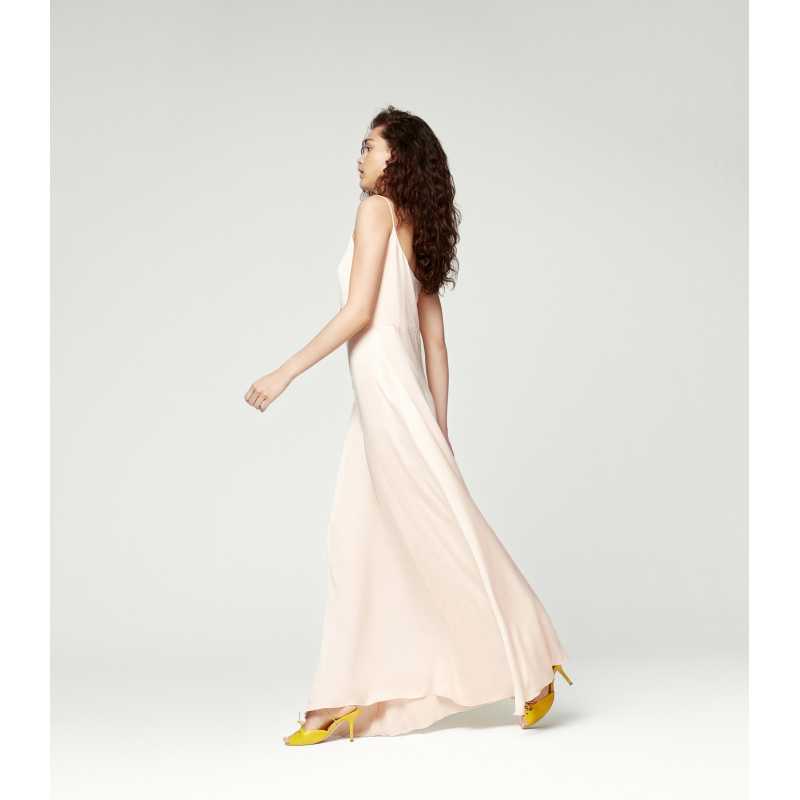 Vestido Largo Tirantes Seda