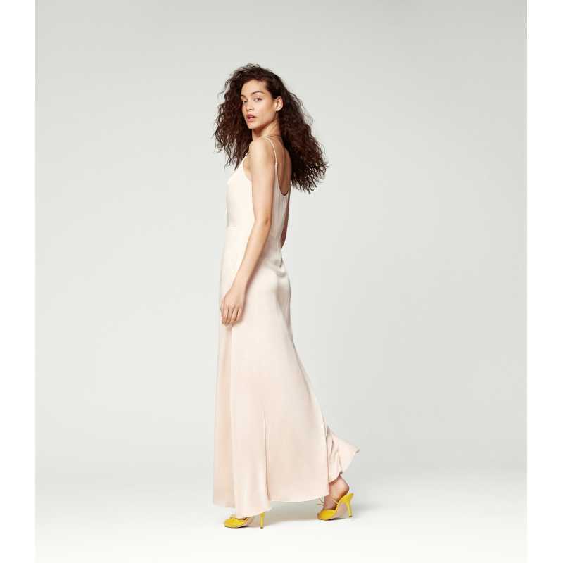 Vestido Largo Tirantes Seda
