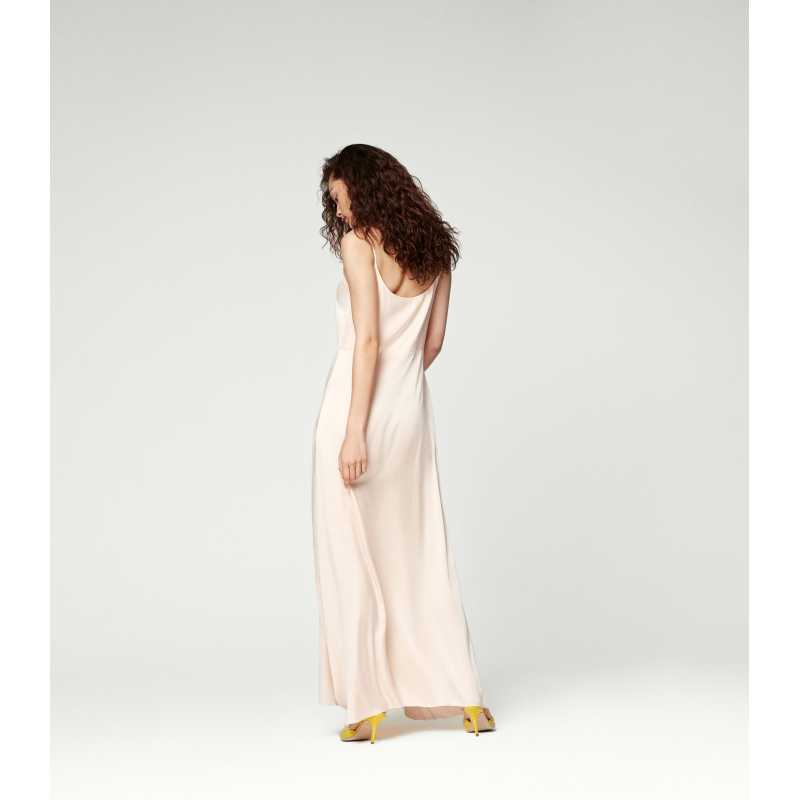 Vestido Largo Tirantes Seda